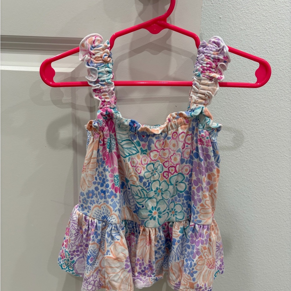 Little Sleepies floral tank